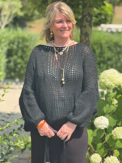 WINCY Trui - Zwart