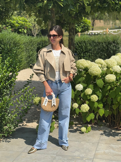 BOMBER - Beige