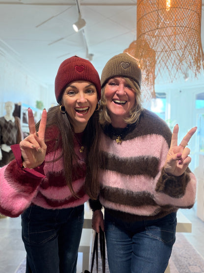 COZY STRIPE TRUI - Bruin