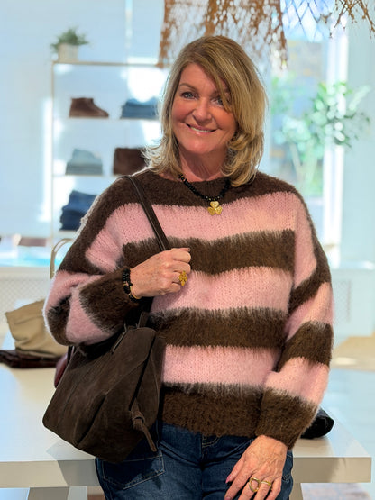 COZY STRIPE TRUI - Bruin