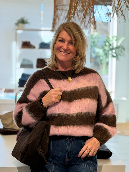 COZY STRIPE TRUI - Bruin
