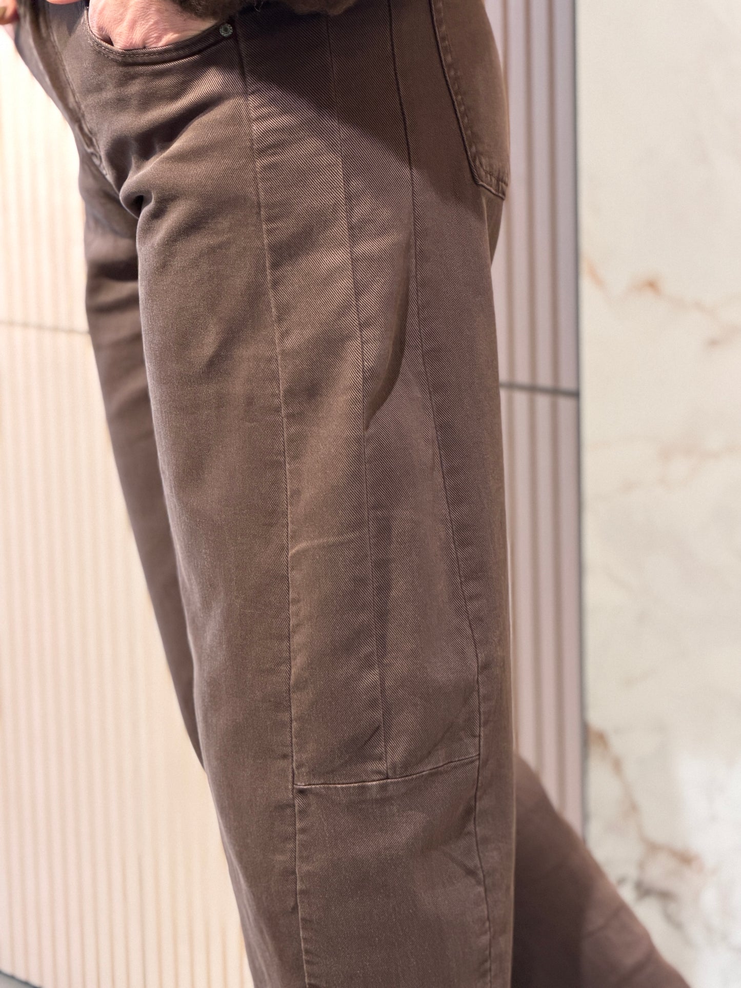 BALLOON Jeans - Bruin