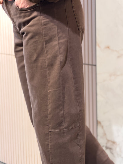 BALLOON Jeans - Bruin