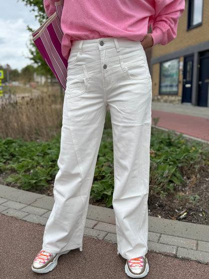 Wide Leg Sissy Offwhite