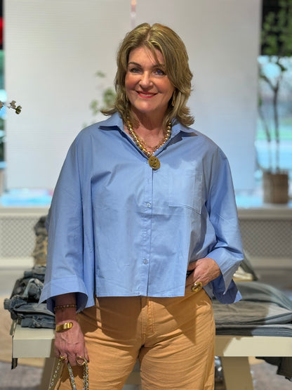 BACKY Blouse - Blauw