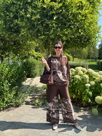 BELLA  Blouse - Bruin