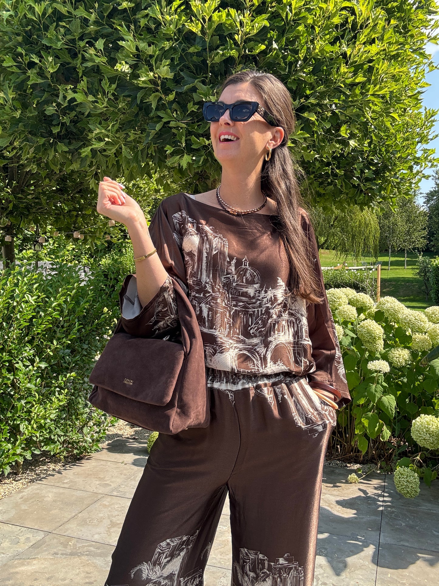 BELLA  Blouse - Bruin
