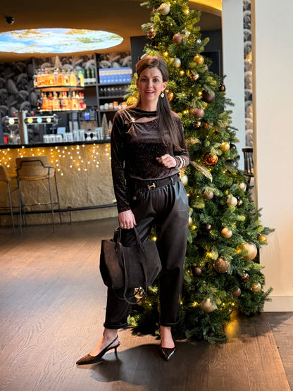 LIORA Velvet Sparkle Top