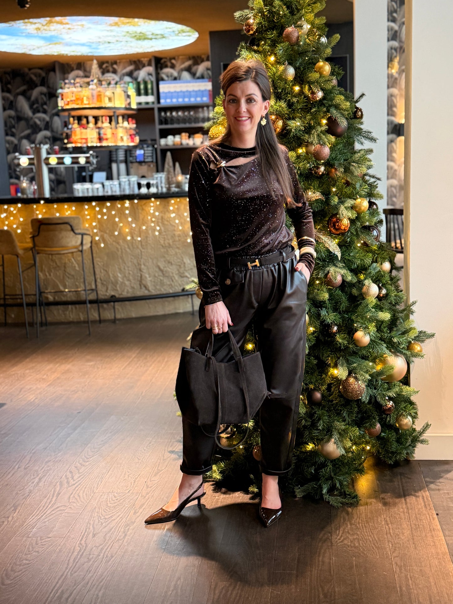 LIORA Velvet Sparkle Top