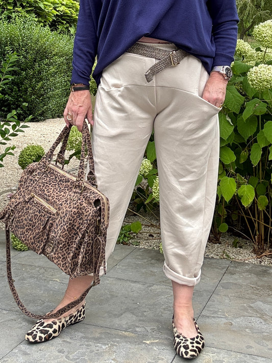 LIONA Broek - Beige