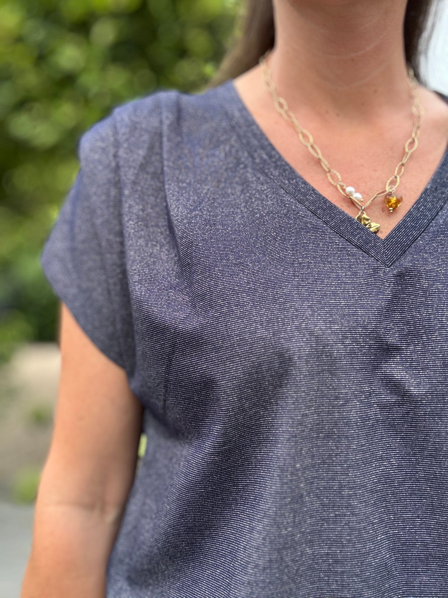 KATHY Top - Blauw