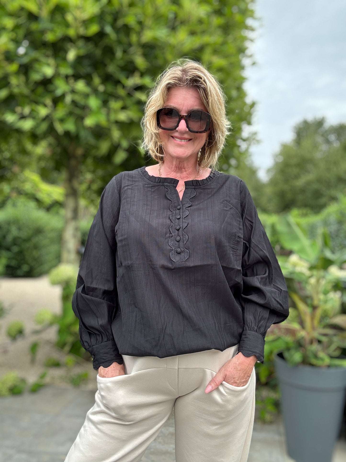ORRA Blouse - Zwart