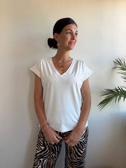 Perle Top - Offwhite
