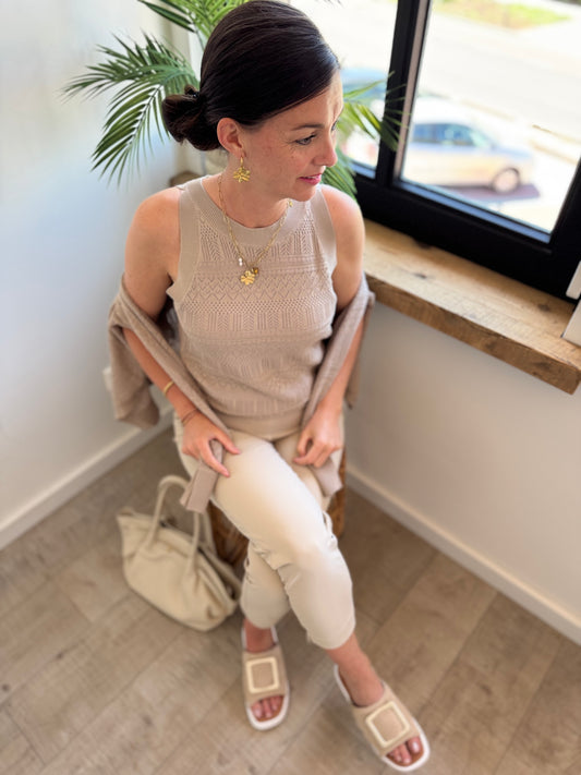 Ella Top - Beige
