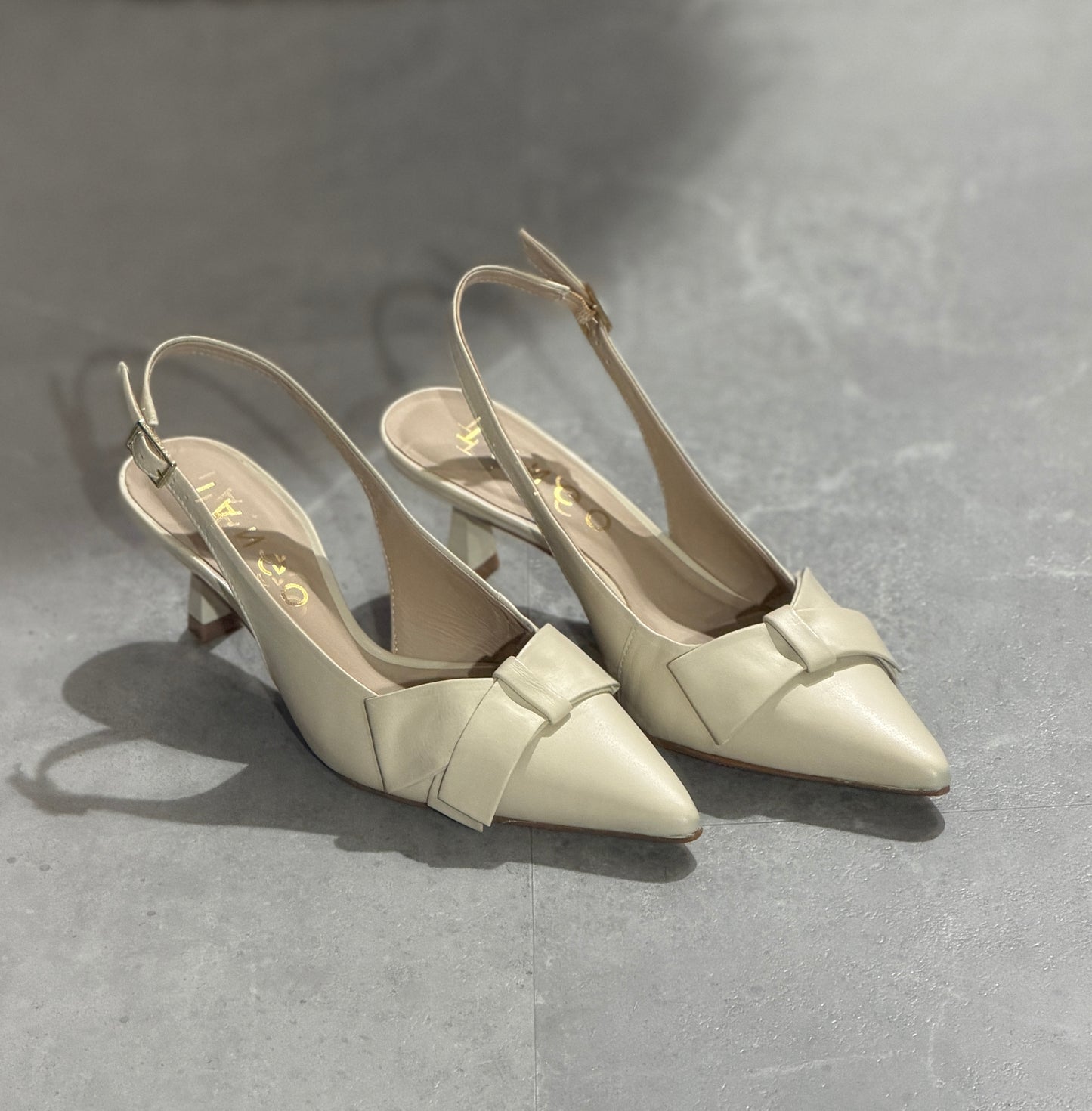 NOSS slingback - Bone White