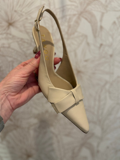 NOSS slingback - Bone White
