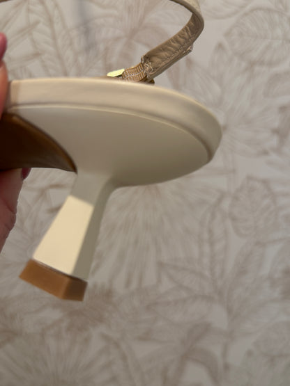 NOSS slingback - Bone White