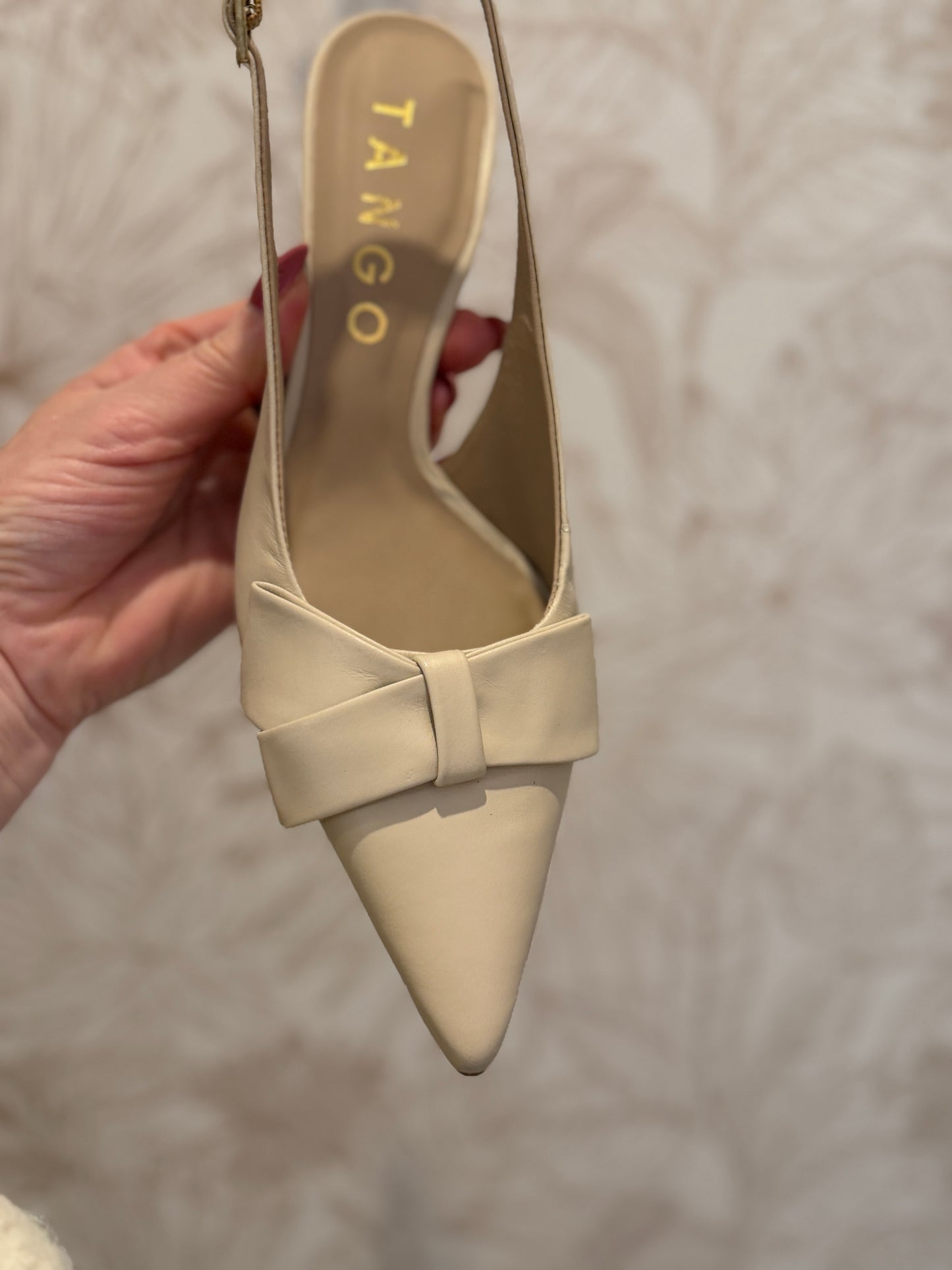 NOSS slingback - Bone White