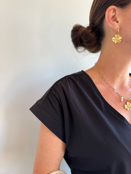 Perle Top - Zwart