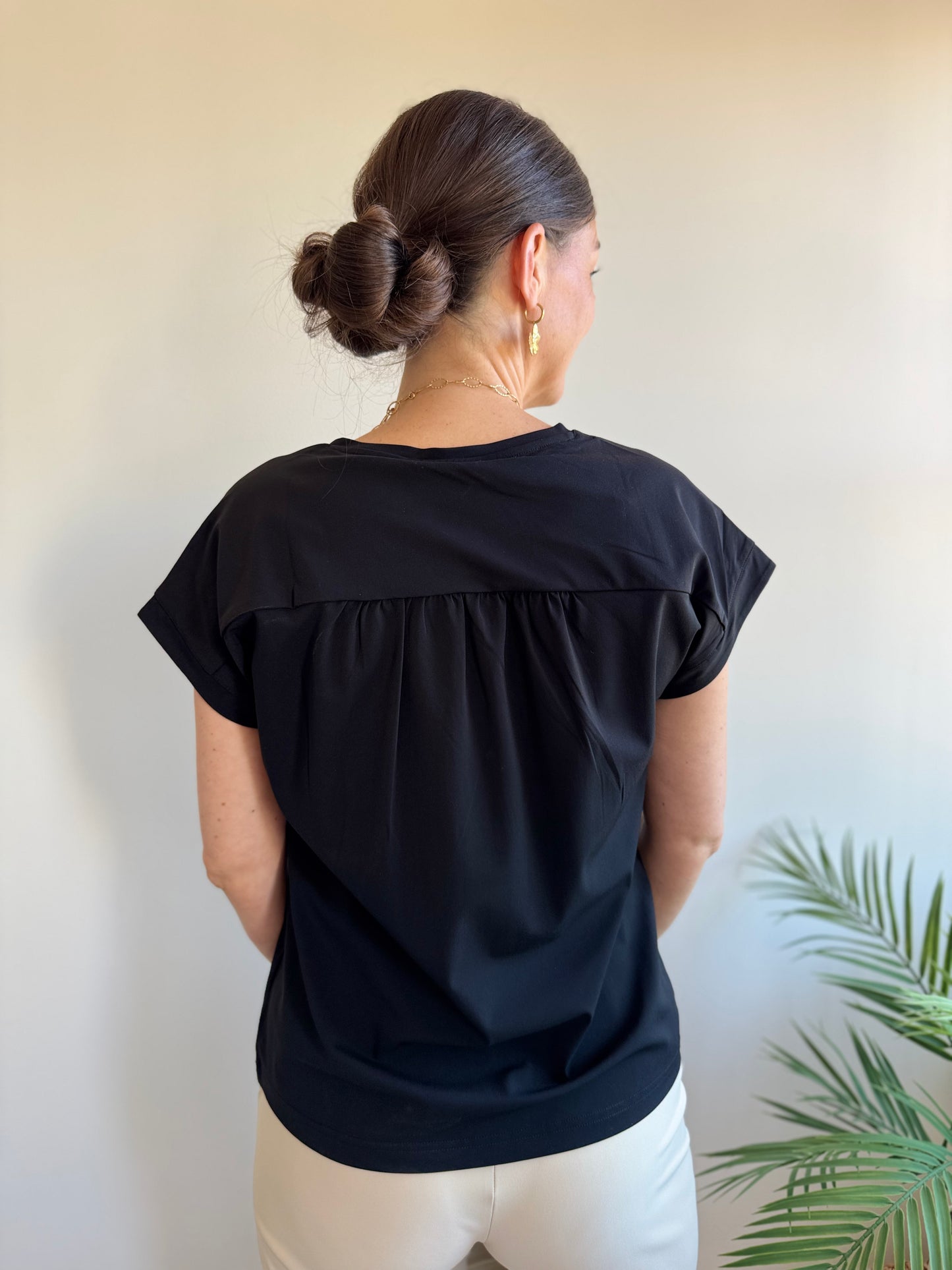 Perle Top - Zwart