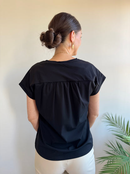Perle Top - Zwart