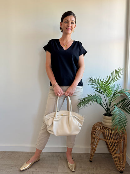 Perle Top - Zwart