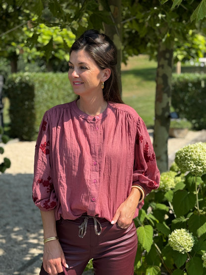 NOUD Blouse  - Wine
