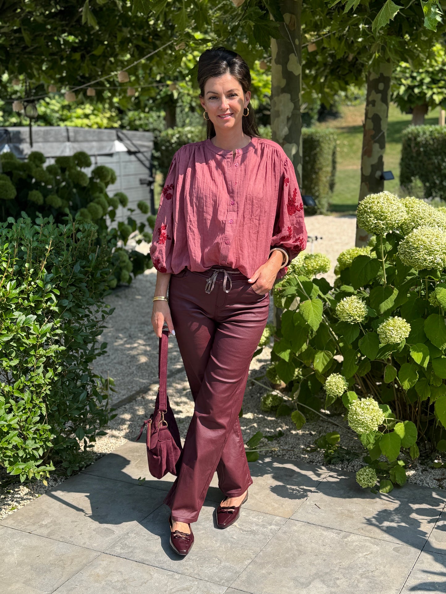 NOUD Blouse  - Wine