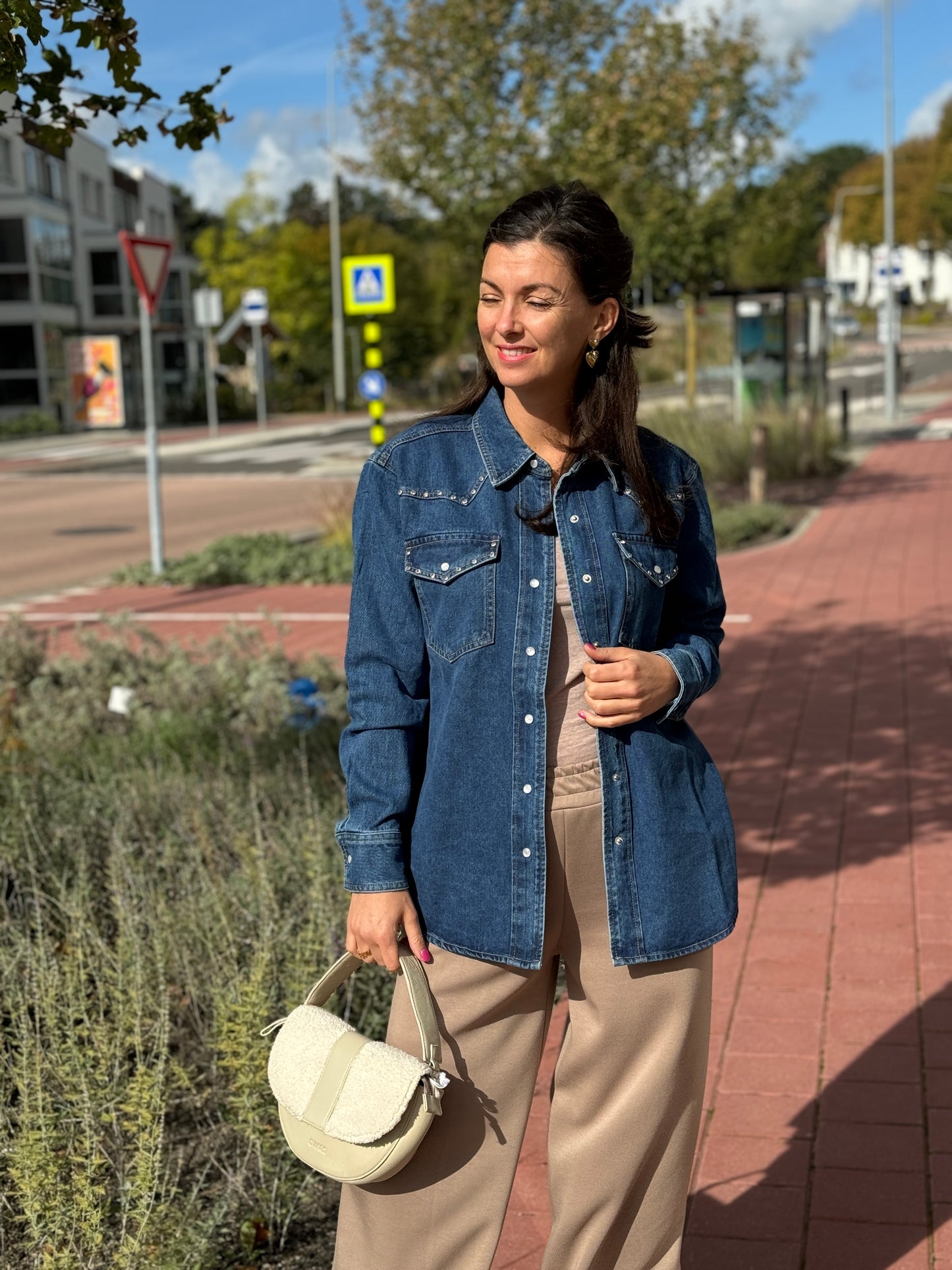 Aniceta Denim Blouse