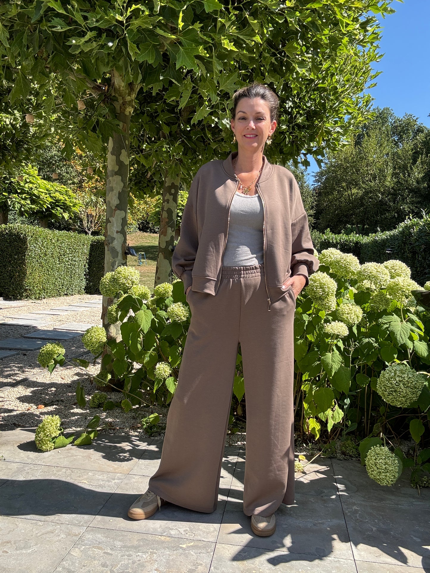 KIKI  Broek - Taupe