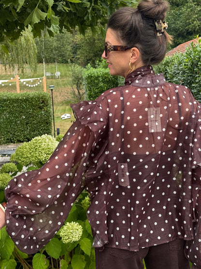 STIP Blouse - Bruin