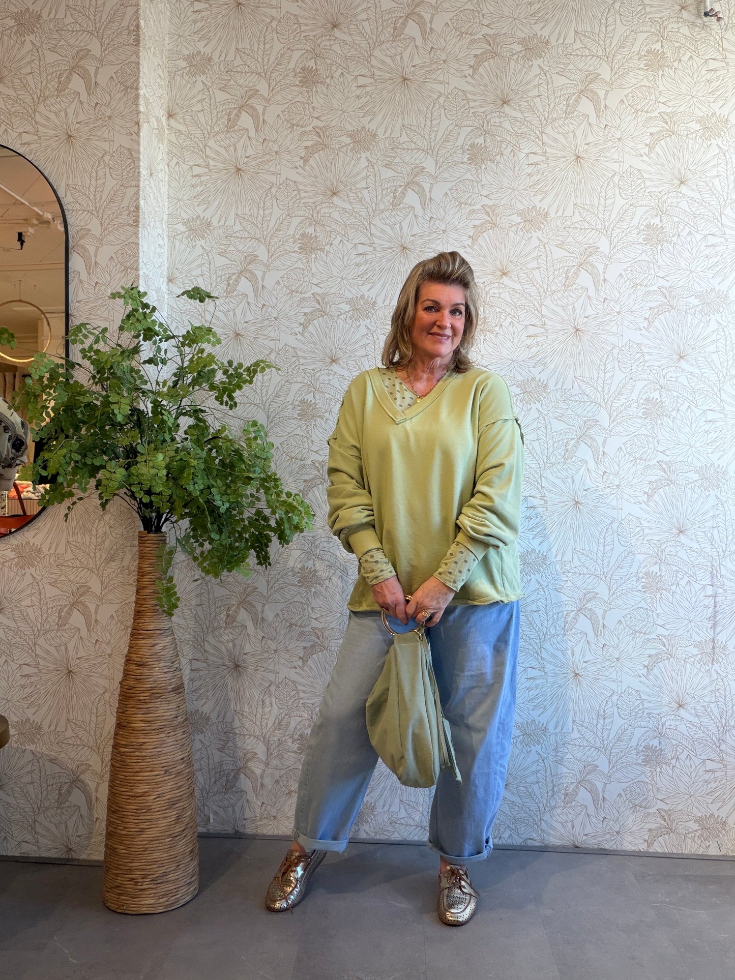 ALITA SWEATER - Groen