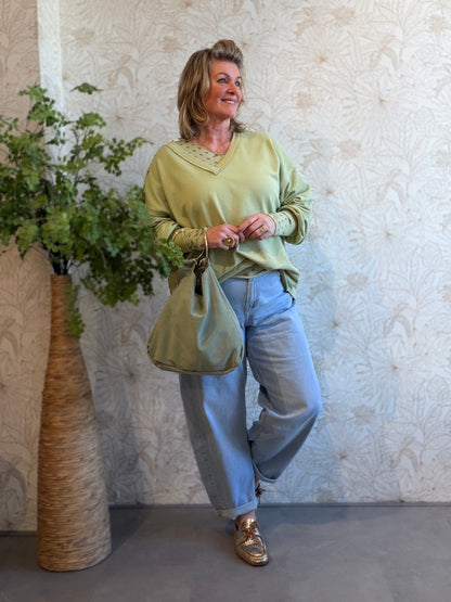 ALITA SWEATER - Groen