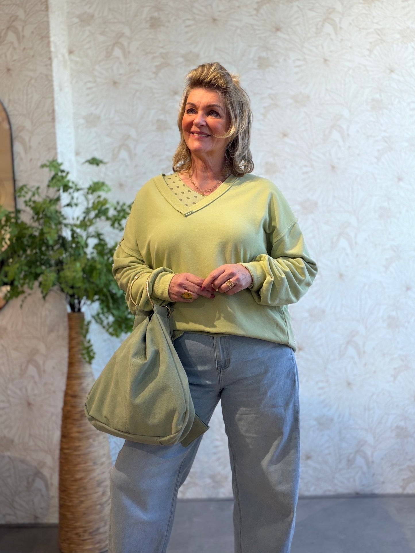 ALITA SWEATER - Groen