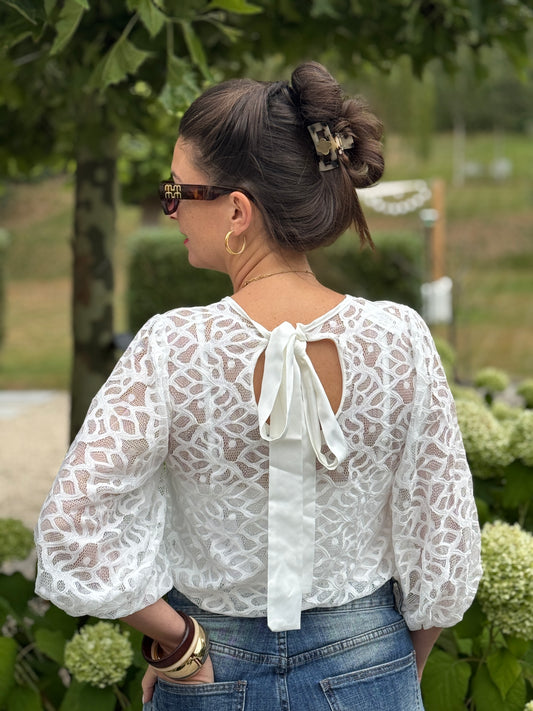 LACE Blouse - Offwhite