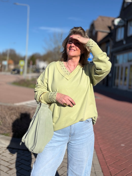 ALITA SWEATER - Groen