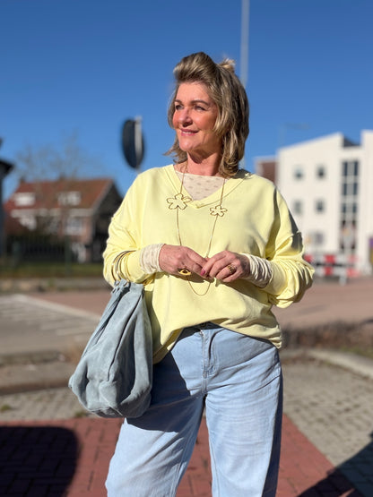 ALITA SWEATER - Geel