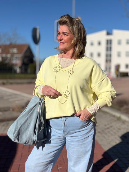 ALITA SWEATER - Geel