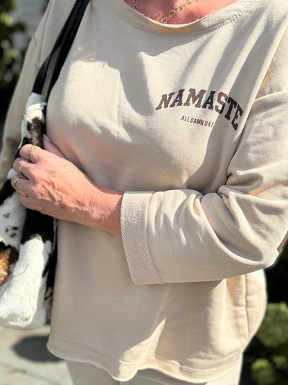 NAMASTE Sweater - Beige