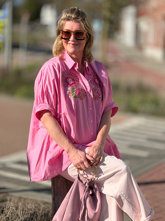 SUNYNO Blouse - Roze