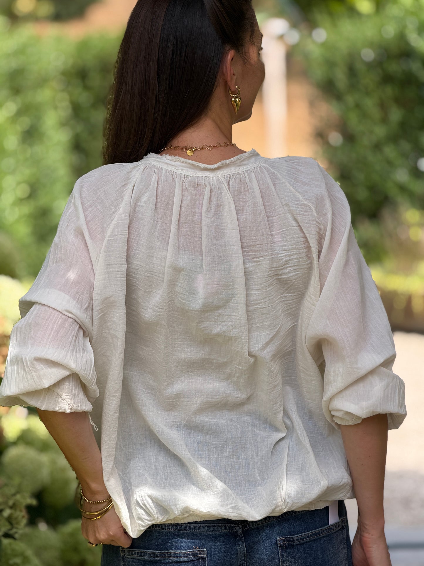 BOLA BLOUSE - ECRU