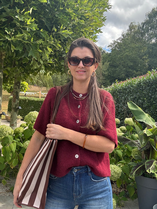 KIKO vest - Bordeaux