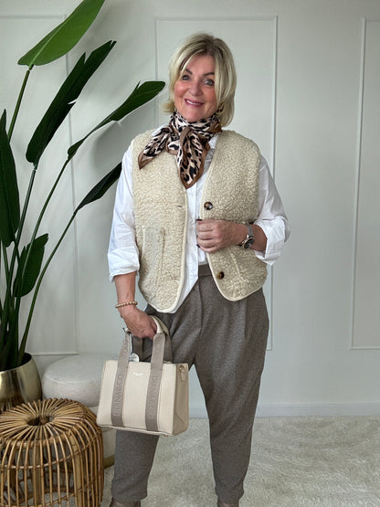 Olivia Gilet - Beige