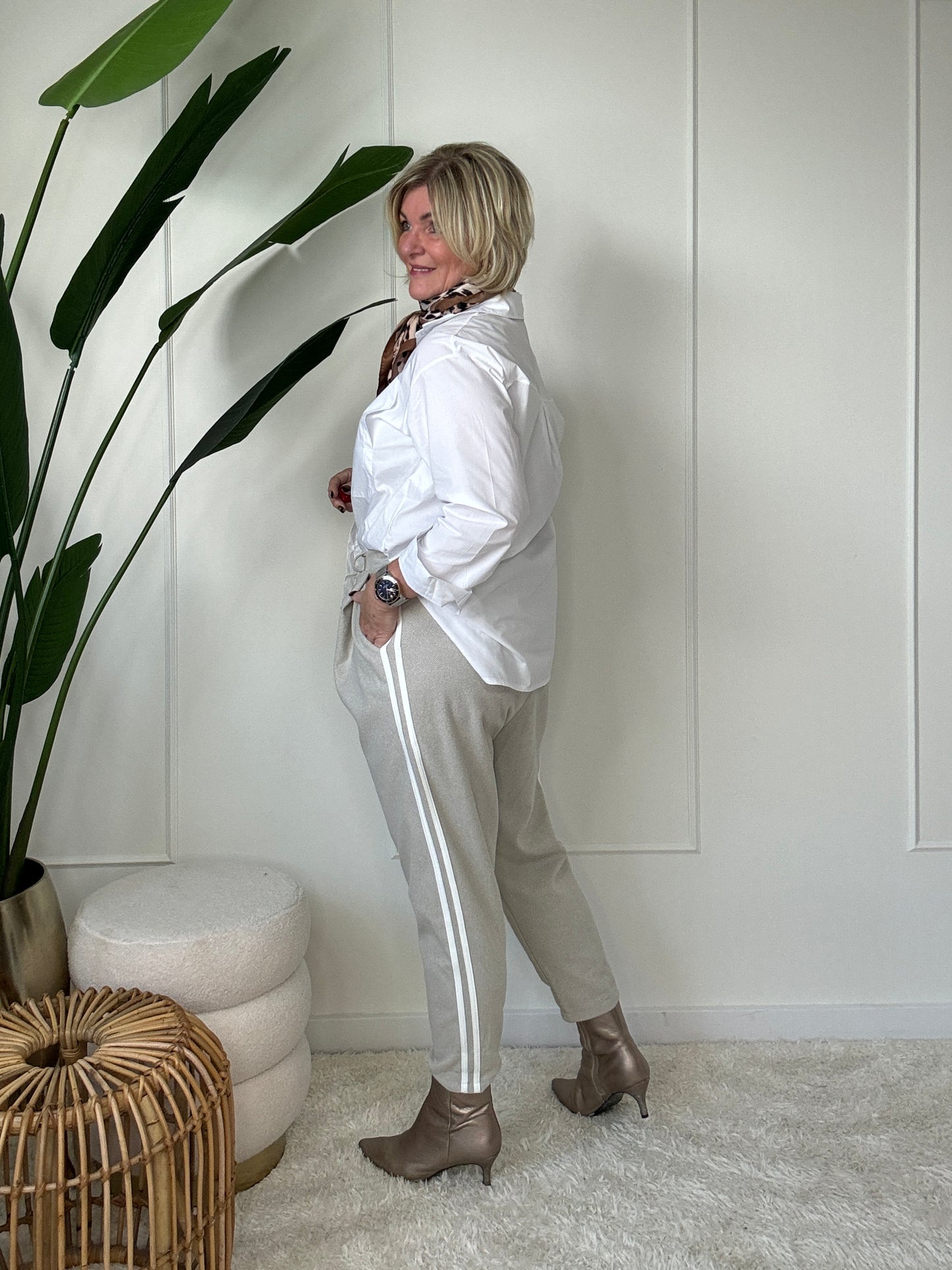 Baggy Broek Lina  - Beige