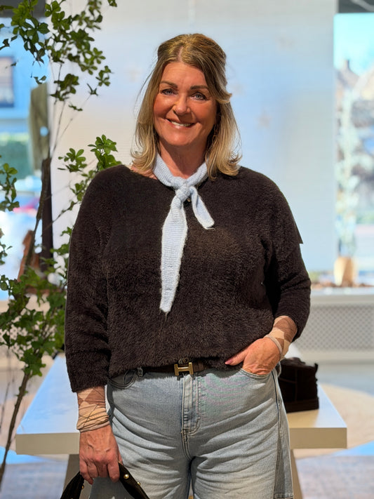 ELIN Softie Trui - Bruin