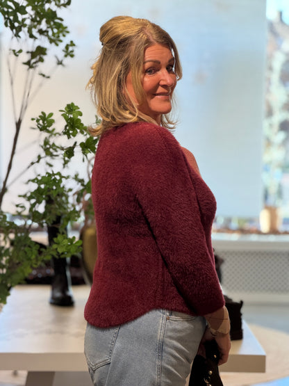 ELIN Softie Trui - Bordeaux