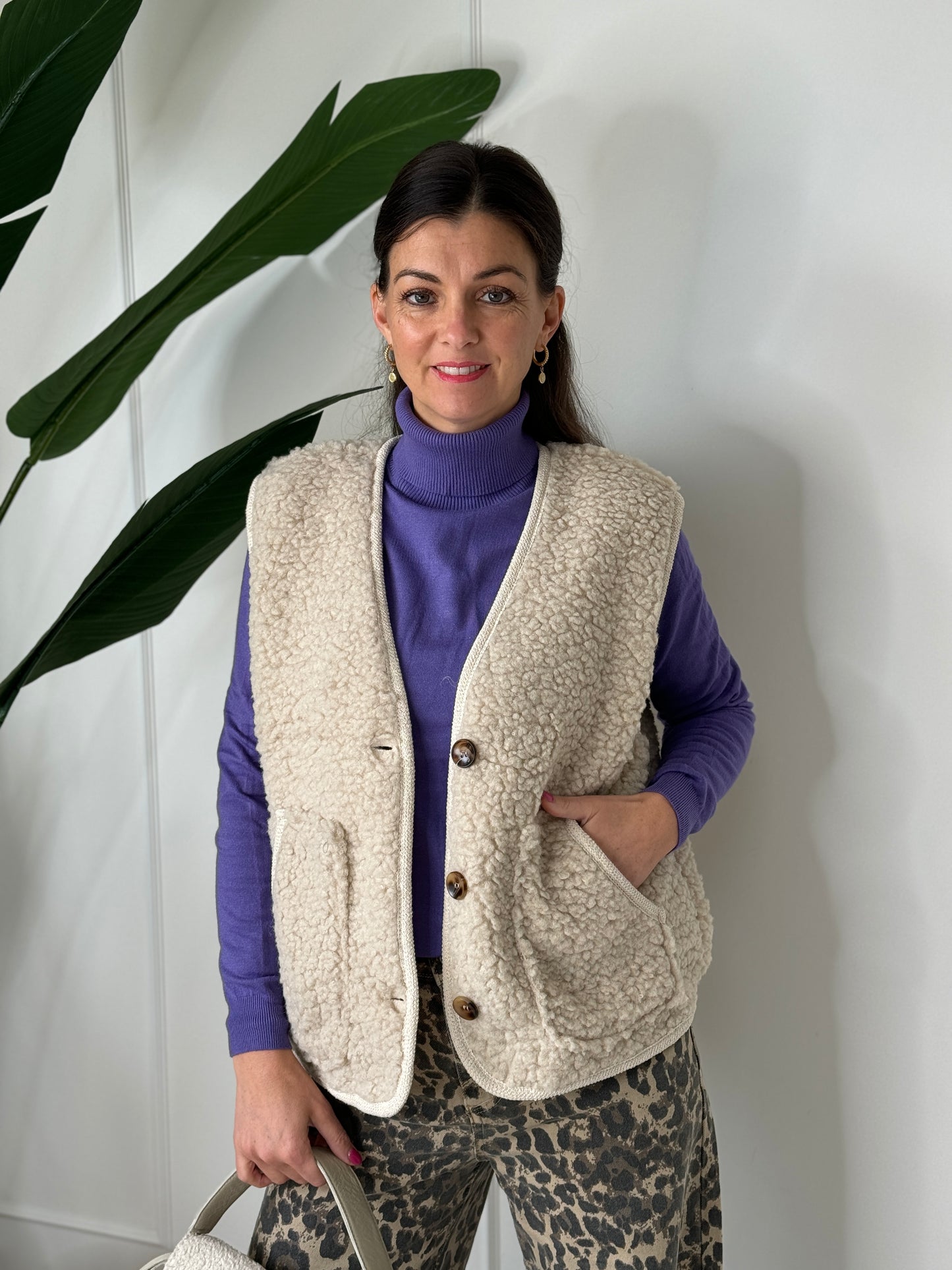 Olivia Gilet - Beige