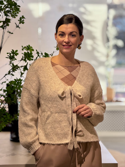 CELIA Mesh Top - Beige