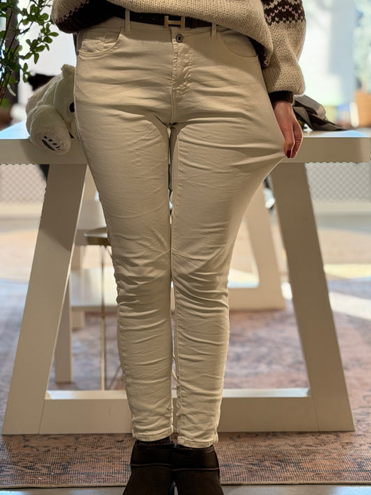 Cato Jeans - Ecru