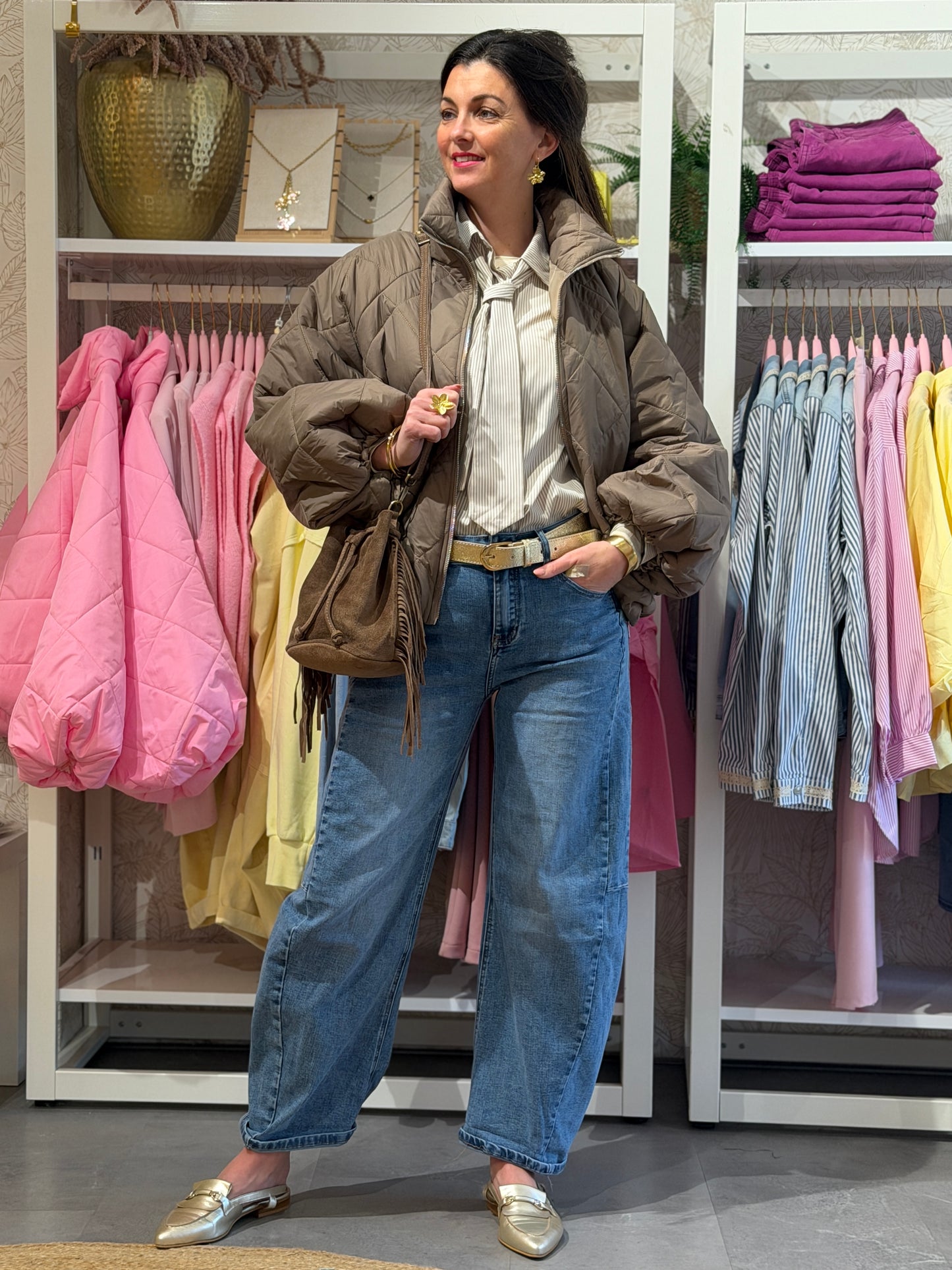 LIZ Bomberjack - Taupe